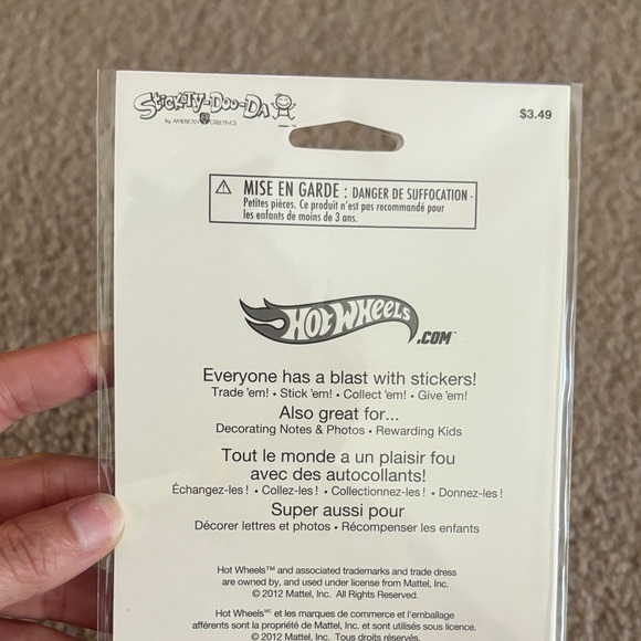 Hot Wheels Sticker Sheets - Colorful Cars - Picture 5 of 6